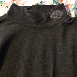 Harley Davidson gray turtleneck